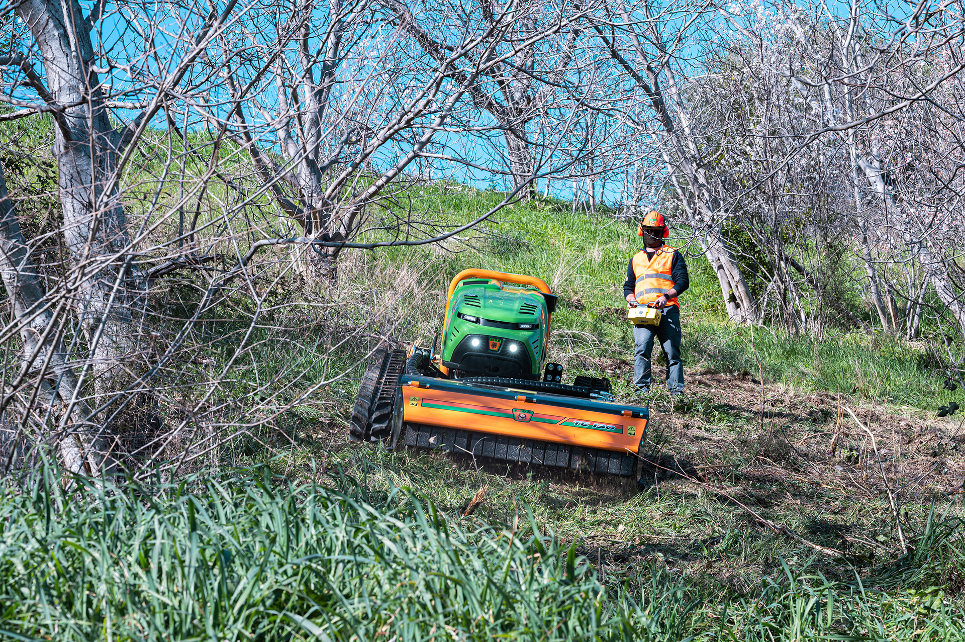 Flail mower - LV 400, LV 500 - MDB srl - remote control