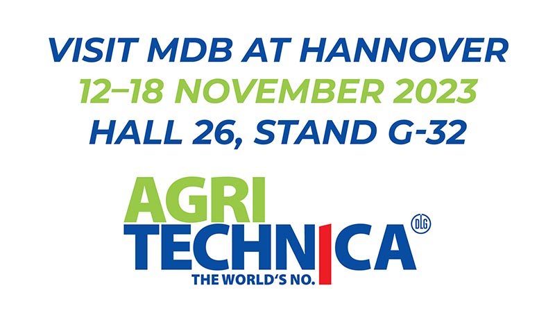 Besuchen Sie MDB auf der Agritechnica Hannover