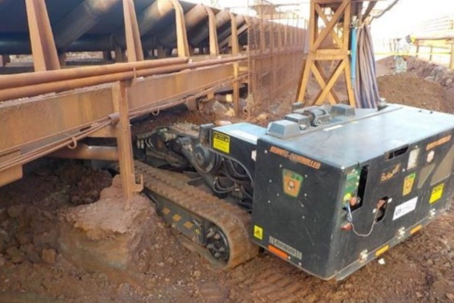 Case Study: Remote-controlled low profile loader for safe operations in mining infrastructure